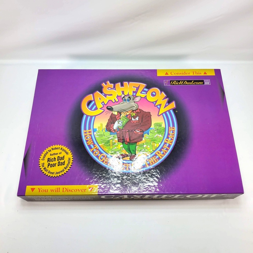 Cashflow Board Game Rich Poor Dad Get Out Rat Race Robert Kiyosaki Career Money
